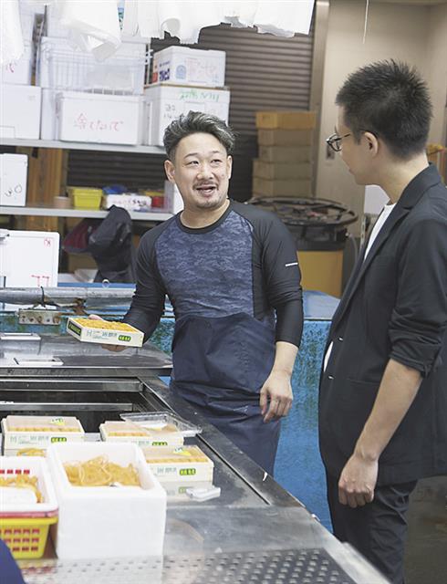 ウニは目下、強化している商品の一つ